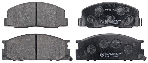 Jogo de 4 pastilhas de travão A.B.S. ALL BRAKE SYSTEMS BV. ref. 36701