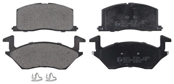 Jogo de 4 pastilhas de travão A.B.S. ALL BRAKE SYSTEMS BV. ref. 36711