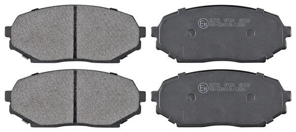 Jogo de 4 pastilhas de travão A.B.S. ALL BRAKE SYSTEMS BV. ref. 36725