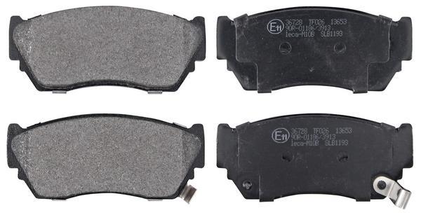 Jogo de 4 pastilhas de travão A.B.S. ALL BRAKE SYSTEMS BV. ref. 36728