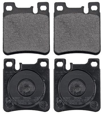 Jogo de 4 pastilhas de travão A.B.S. ALL BRAKE SYSTEMS BV. ref. 36787