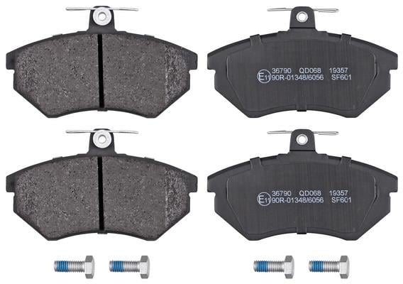 Jeu de 4 plaquettes de frein A.B.S. ALL BRAKE SYSTEMS BV. ref. 36790