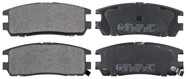 Jeu de 4 plaquettes de frein A.B.S. ALL BRAKE SYSTEMS BV. ref. 36794