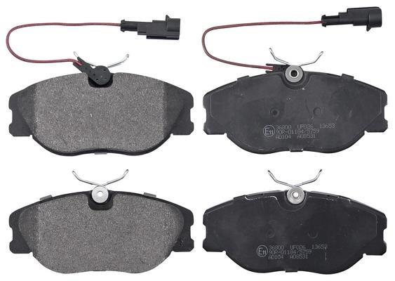 Jogo de 4 pastilhas de travão A.B.S. ALL BRAKE SYSTEMS BV. ref. 36800