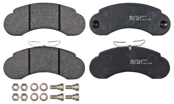 Jogo de 4 pastilhas de travão A.B.S. ALL BRAKE SYSTEMS BV. ref. 36828