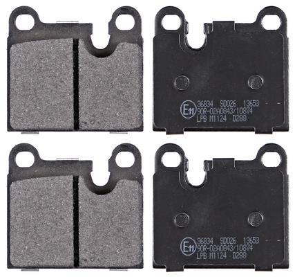 Jogo de 4 pastilhas de travão A.B.S. ALL BRAKE SYSTEMS BV. ref. 36834
