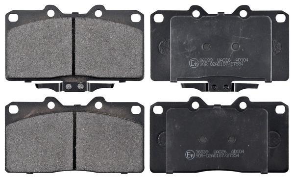 Jogo de 4 pastilhas de travão A.B.S. ALL BRAKE SYSTEMS BV. ref. 36839