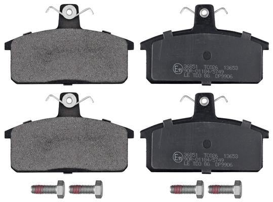 Jogo de 4 pastilhas de travão A.B.S. ALL BRAKE SYSTEMS BV. ref. 36851