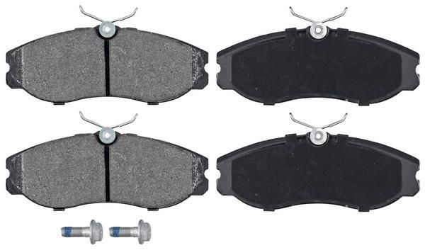 Jeu de 4 plaquettes de frein A.B.S. ALL BRAKE SYSTEMS BV. ref. 36861
