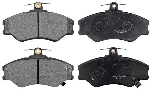 Jogo de 4 pastilhas de travão A.B.S. ALL BRAKE SYSTEMS BV. ref. 36871