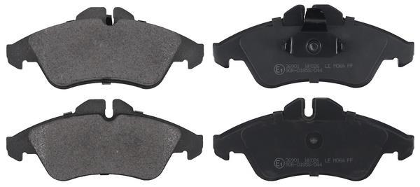 Jeu de 4 plaquettes de frein A.B.S. ALL BRAKE SYSTEMS BV. 36901