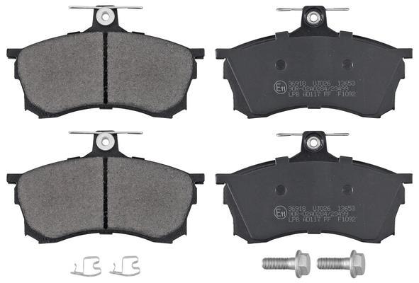 Jogo de 4 pastilhas de travão A.B.S. ALL BRAKE SYSTEMS BV. ref. 36918
