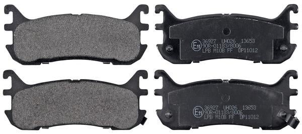 Jeu de 4 plaquettes de frein A.B.S. ALL BRAKE SYSTEMS BV. 36927