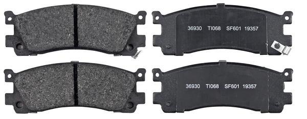 Jogo de 4 pastilhas de travão A.B.S. ALL BRAKE SYSTEMS BV. ref. 36930