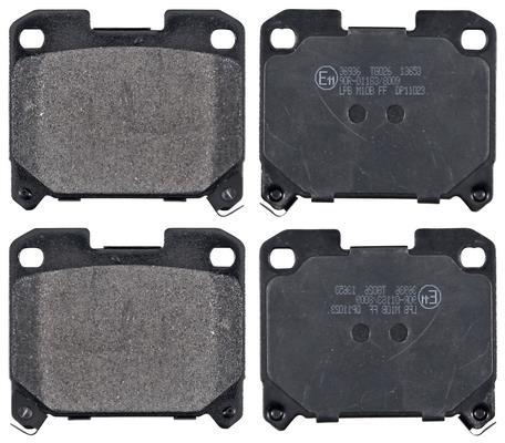 Jogo de 4 pastilhas de travão A.B.S. ALL BRAKE SYSTEMS BV. ref. 36936