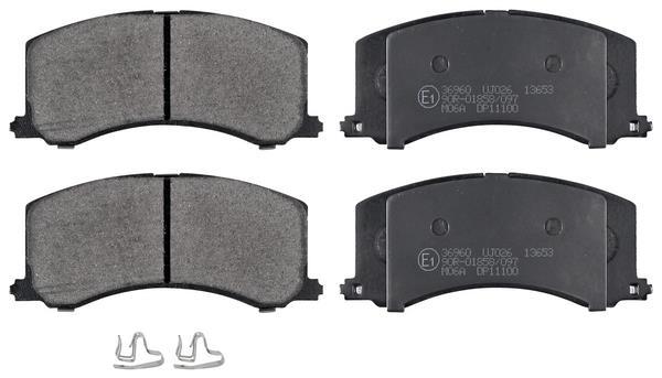 Jogo de 4 pastilhas de travão A.B.S. ALL BRAKE SYSTEMS BV. ref. 36960
