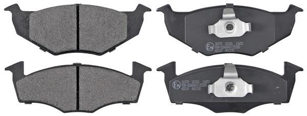 Jeu de 4 plaquettes de frein A.B.S. ALL BRAKE SYSTEMS BV. 36970