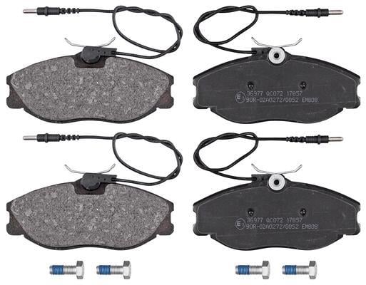 Jeu de 4 plaquettes de frein A.B.S. ALL BRAKE SYSTEMS BV. ref. 36977
