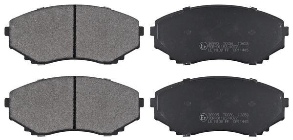 Jogo de 4 pastilhas de travão A.B.S. ALL BRAKE SYSTEMS BV. ref. 36995