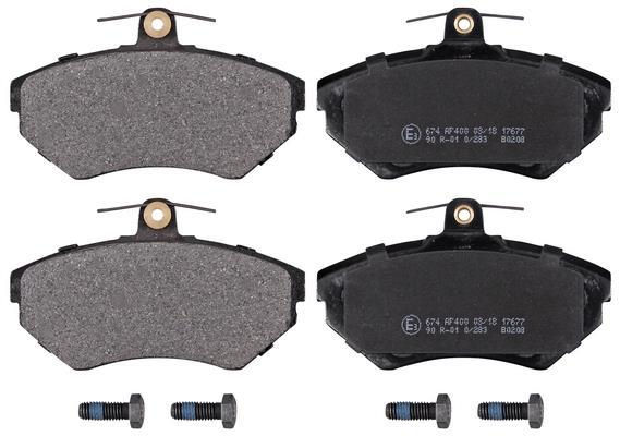 Jeu de 4 plaquettes de frein A.B.S. ALL BRAKE SYSTEMS BV. ref. 37010
