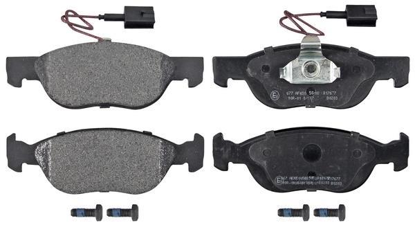 Jogo de 4 pastilhas de travão A.B.S. ALL BRAKE SYSTEMS BV. ref. 37013