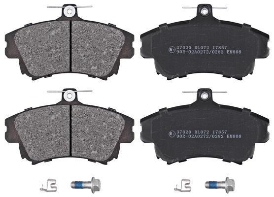 Jogo de 4 pastilhas de travão A.B.S. ALL BRAKE SYSTEMS BV. ref. 37020
