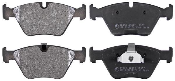Jeu de 4 plaquettes de frein A.B.S. ALL BRAKE SYSTEMS BV. ref. 37036