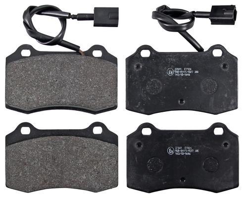 Jogo de 4 pastilhas de travão A.B.S. ALL BRAKE SYSTEMS BV. ref. 37041