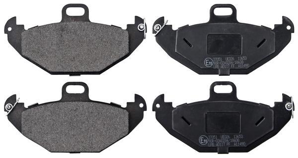 Jogo de 4 pastilhas de travão A.B.S. ALL BRAKE SYSTEMS BV. ref. 37051