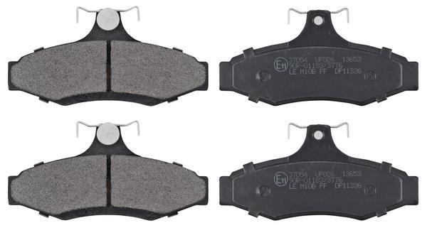 Jogo de 4 pastilhas de travão A.B.S. ALL BRAKE SYSTEMS BV. ref. 37054