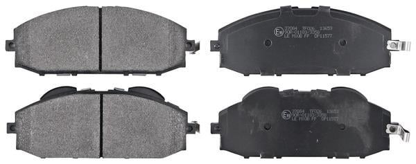 Jogo de 4 pastilhas de travão A.B.S. ALL BRAKE SYSTEMS BV. ref. 37084