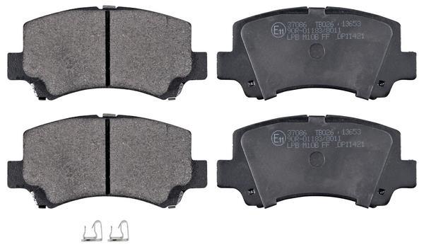 Jogo de 4 pastilhas de travão A.B.S. ALL BRAKE SYSTEMS BV. ref. 37086