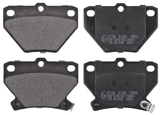 Jogo de 4 pastilhas de travão A.B.S. ALL BRAKE SYSTEMS BV. ref. 37136