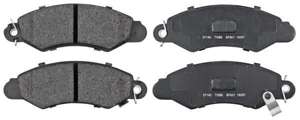 Jogo de 4 pastilhas de travão A.B.S. ALL BRAKE SYSTEMS BV. ref. 37140
