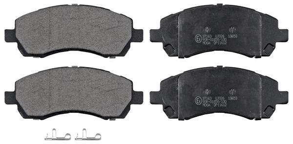 Jogo de 4 pastilhas de travão A.B.S. ALL BRAKE SYSTEMS BV. ref. 37163
