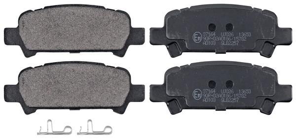 Jogo de 4 pastilhas de travão A.B.S. ALL BRAKE SYSTEMS BV. ref. 37164