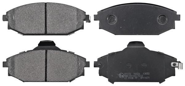 Jogo de 4 pastilhas de travão A.B.S. ALL BRAKE SYSTEMS BV. ref. 37173