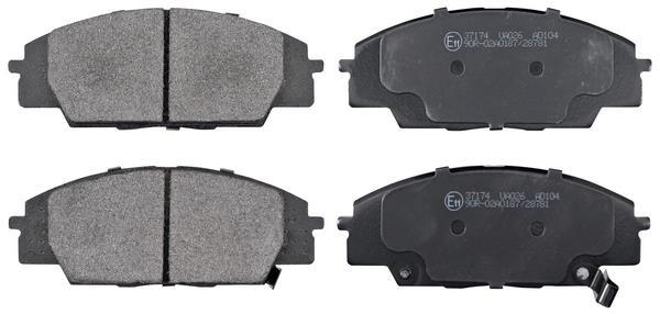 Jogo de 4 pastilhas de travão A.B.S. ALL BRAKE SYSTEMS BV. ref. 37174
