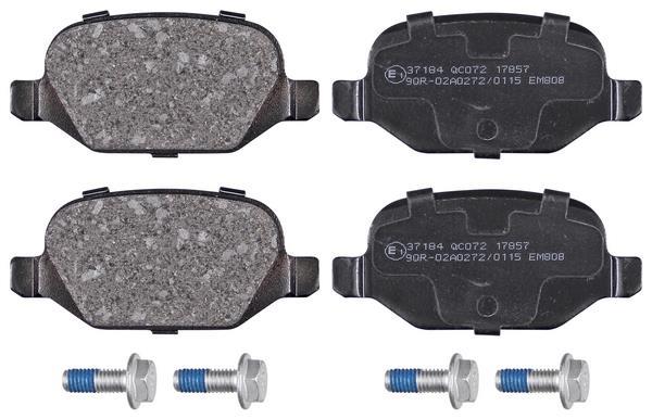 Kit di 4 pastiglie freno anteriori A.B.S. 37242