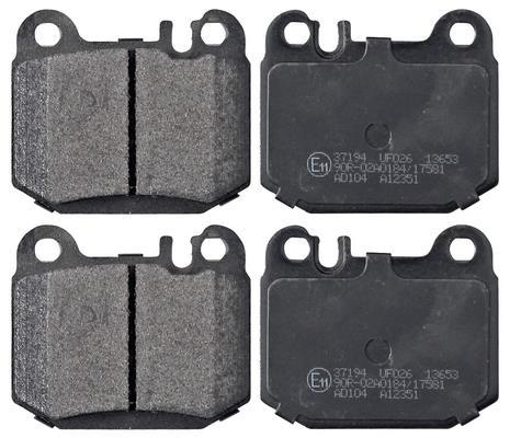 Jogo de 4 pastilhas de travão A.B.S. ALL BRAKE SYSTEMS BV. ref. 37194