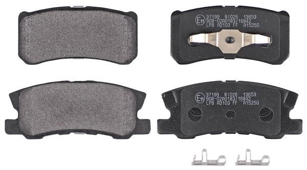 Jogo de 4 pastilhas de travão A.B.S. ALL BRAKE SYSTEMS BV. ref. 37199