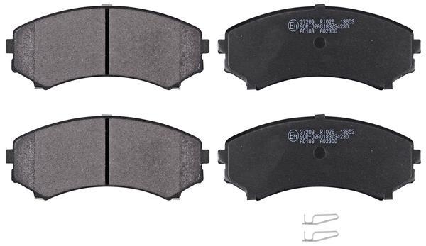 Jogo de 4 pastilhas de travão A.B.S. ALL BRAKE SYSTEMS BV. ref. 37203