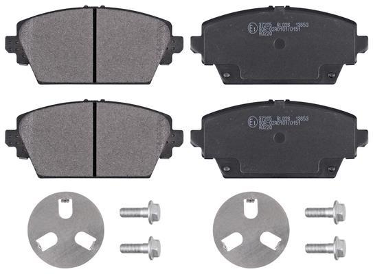 Jogo de 4 pastilhas de travão A.B.S. ALL BRAKE SYSTEMS BV. ref. 37205