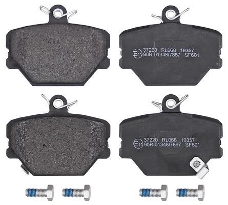 Jeu de 4 plaquettes de frein A.B.S. ALL BRAKE SYSTEMS BV. ref. 37220