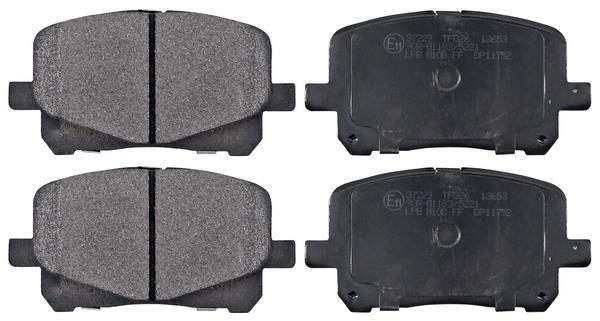 Jogo de 4 pastilhas de travão A.B.S. ALL BRAKE SYSTEMS BV. ref. 37229