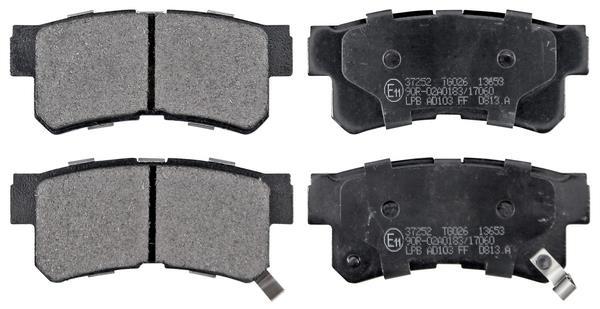 Jogo de 4 pastilhas de travão A.B.S. ALL BRAKE SYSTEMS BV. ref. 37252