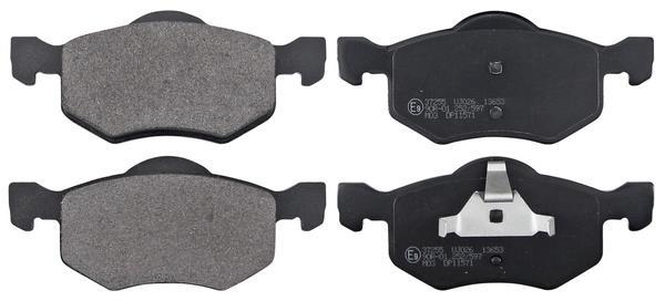 Jogo de 4 pastilhas de travão A.B.S. ALL BRAKE SYSTEMS BV. ref. 37255
