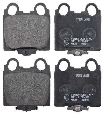 Jogo de 4 pastilhas de travão A.B.S. ALL BRAKE SYSTEMS BV. ref. 37258