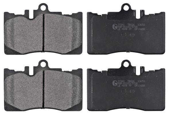 Jogo de 4 pastilhas de travão A.B.S. ALL BRAKE SYSTEMS BV. ref. 37261