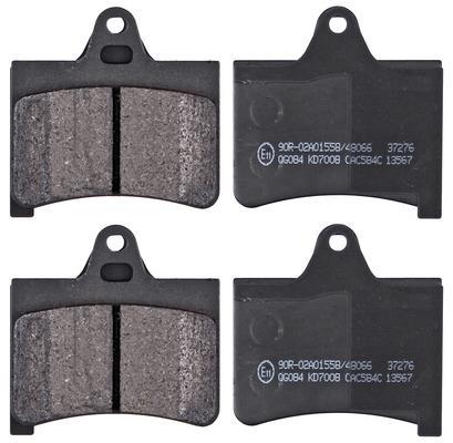 ABS 37296 Kit pastiglie freni con segnalatore acustico usura